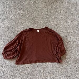 Free People Rust color blouse— cotton, boho